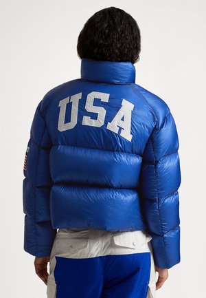 FLAG MID-WEIGHT DOWN PUFFER JACKET - Dunjakker - saphire star