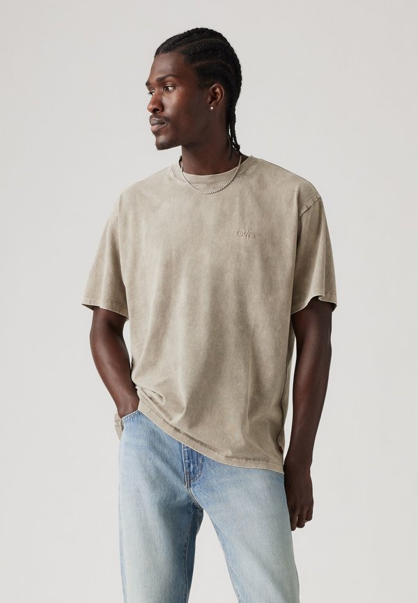 RED TAB™ VINTAGE TEE - Basic T-shirt - stones throw mineral wash silent storm jersey