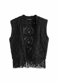 Next FRINGE REGULAR FIT - Vestă - black