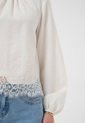 Cream, CRTAMIRA DETAIL - Blouse - eggnog