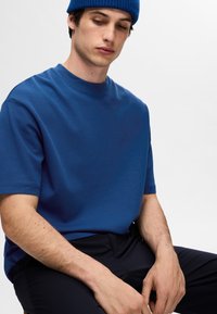 Selected Homme SLHLOOSEOSCAR O NECK  - Jednoduché tričko - limoges