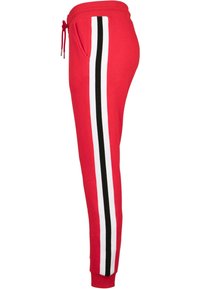 Urban Classics COLLEGE CONTRAST - Tepláky - firered wht blk