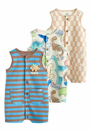 Next 3 PACK - Combinaison - blue dino print