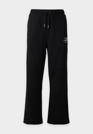 L/AB c/o Off-White, DIAG OPEN HEM PANTS - Долнище на анцуг - black