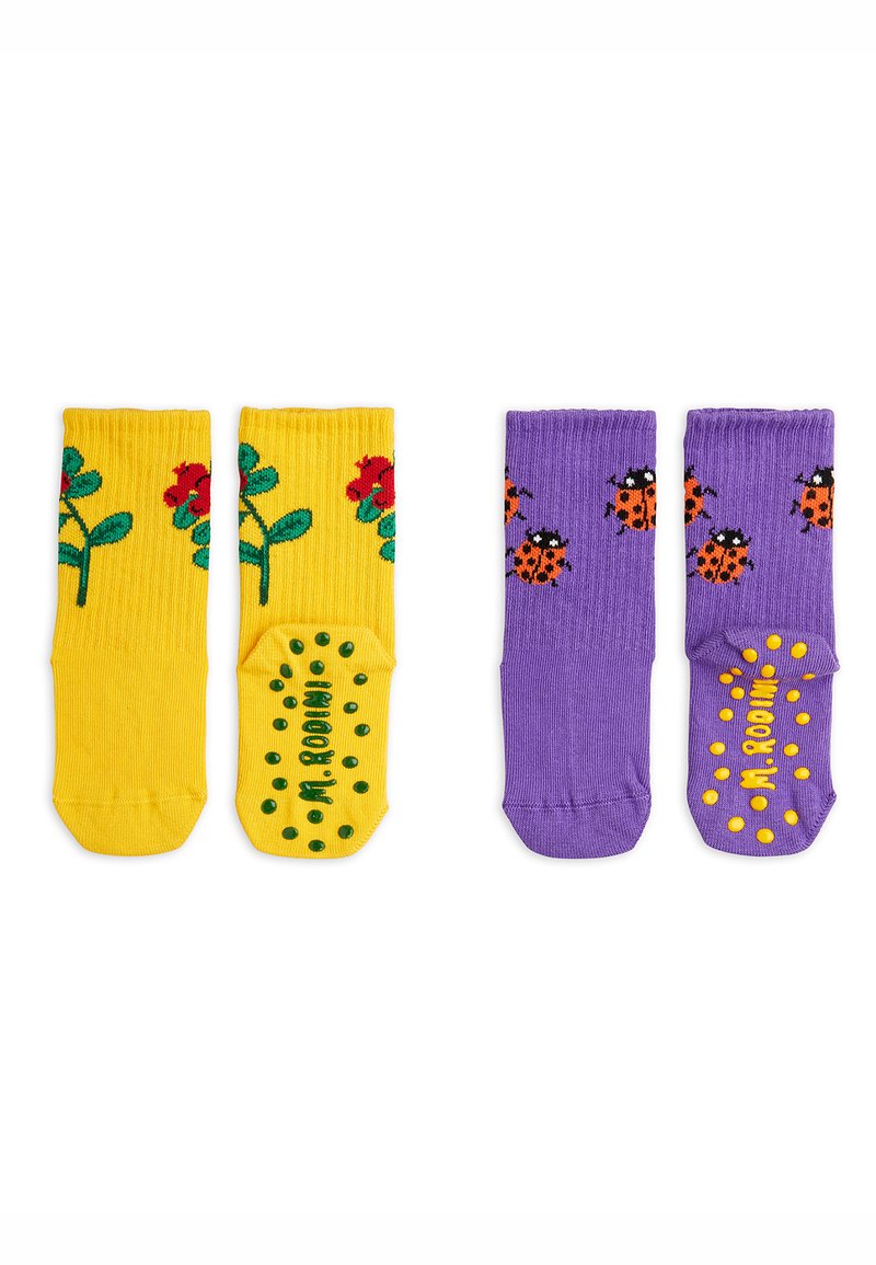 Mini Rodini - LINGONBERRIES ANTISLIP SOCKS 2 PACK UNISEX - Calcetines - multi, Ampliar