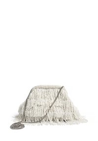 BEADED - Clutch - white