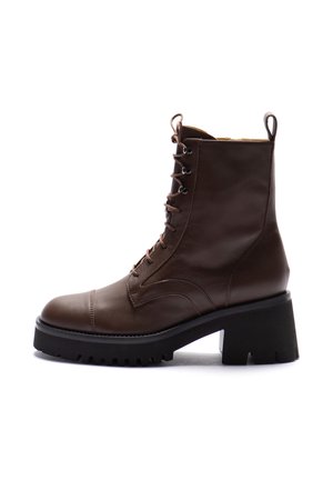MARGHERITA - Plateaustiefelette - dark brown