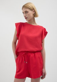 Calliope MANICHE CON ROUCHES  - Camicetta - rosso