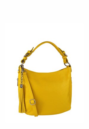 DrachenLeder Handtasche - gelb