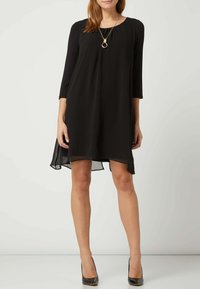 Apricot DOUBLE LAYER LOOK MIT SCHMUCKDETAIL - Jerseykleid - schwarz