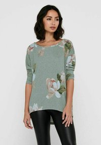 ONLY ONLELCOS AOP JRS NOOS - Long sleeved top - jadeite