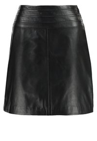 HUGO Jupe en cuir - black
