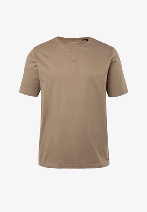 JP1880, HENLEY - T-shirt basic - light brown