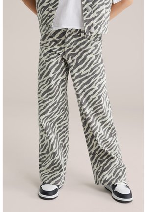 WE Fashion BLUE RIDGE - Široke hlačnice - all-over print