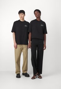 Lacoste CROC UNISEX - T-shirt basic - noir