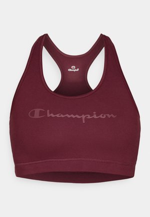 Champion BRA WITH BIG LOGO - Vidutiniškai krūtinę prilaikanti sportinė liemenėlė - bordeaux