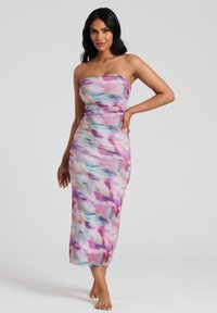 South Beach OVERLAY BANDEAU  - Vestido largo - pink