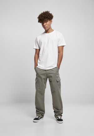 STRAIGHT LEG - Cargo trousers - asphalt