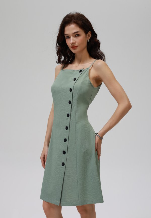 Freizeitkleid - sage