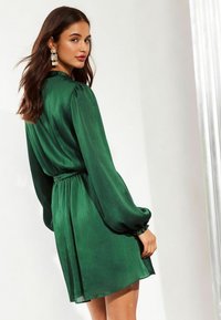 Friends Like These LONG SLEEVE RUFFLE  REGULAR FIT - Vapaa-ajan mekko - green