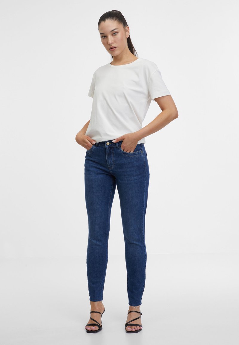 ORSAY Slim fit jeans donkerblauw