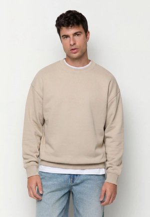 Balmohk, Crew Neck Basic - Sweatshirt - deep taupe