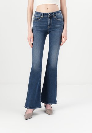 JOELLA - Flared jeans - dark blue