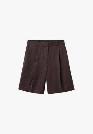 Mango, ADULT - Shorts - dark brown
