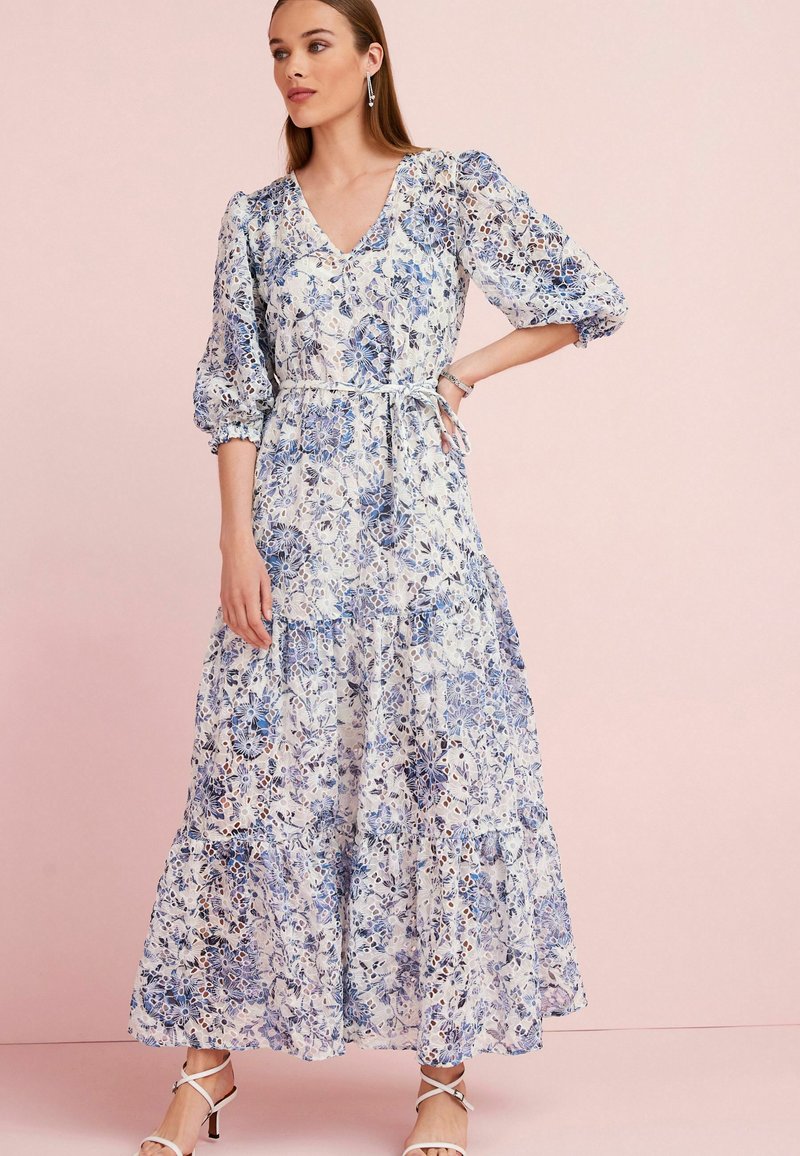 Damen Freizeitkleider | Next Maxikleid blue white floral/blau - EK01813 Damen Freizeitkleider | Next Maxikleid blue white floral/blau - EK01813