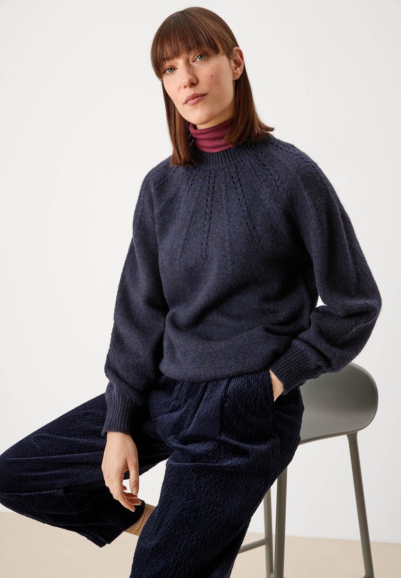 Damen Strickjacken | s.Oliver HEERLIJK ZACHTE, GEBREIDE JURK Strickpullover navy/dunkelblau - FO85566 Damen Strickjacken | s.Oliver HEERLIJK ZACHTE, GEBREIDE JURK Strickpullover navy/dunkelblau - FO85566