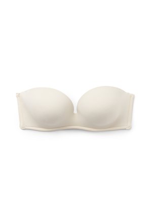 Tezenis, PADDED LOW-CUT BANDEAU - Sujetador sin tirantes/multiescote - Ivory