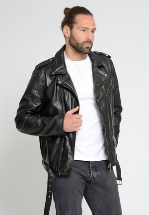 Veste en cuir - black