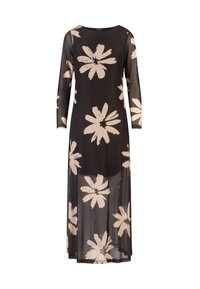 Apart Vestido largo - schwarz nude/negro - Zalando.es