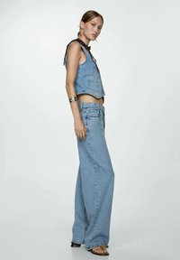 Mango Blugi loose fit - blue