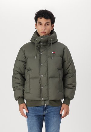 Tommy Jeans BRANDED PUFFER JACKET - Žieminė striukė - fatigue green