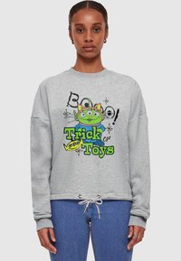 ABSOLUTE CULT TOY STORY - ALIEN HALLOWEEN TRICK OR TOYS OVERSIZE CREWNECK - Felpa - heather grey