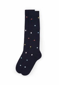 Unausgewählt, blau - 346d - blu stampa poker