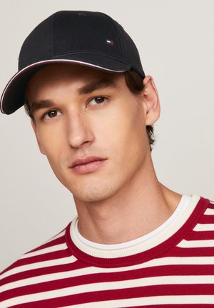 Tommy Hilfiger SIGNATURE SIX-PANEL BASEBALL - Cappellino - black