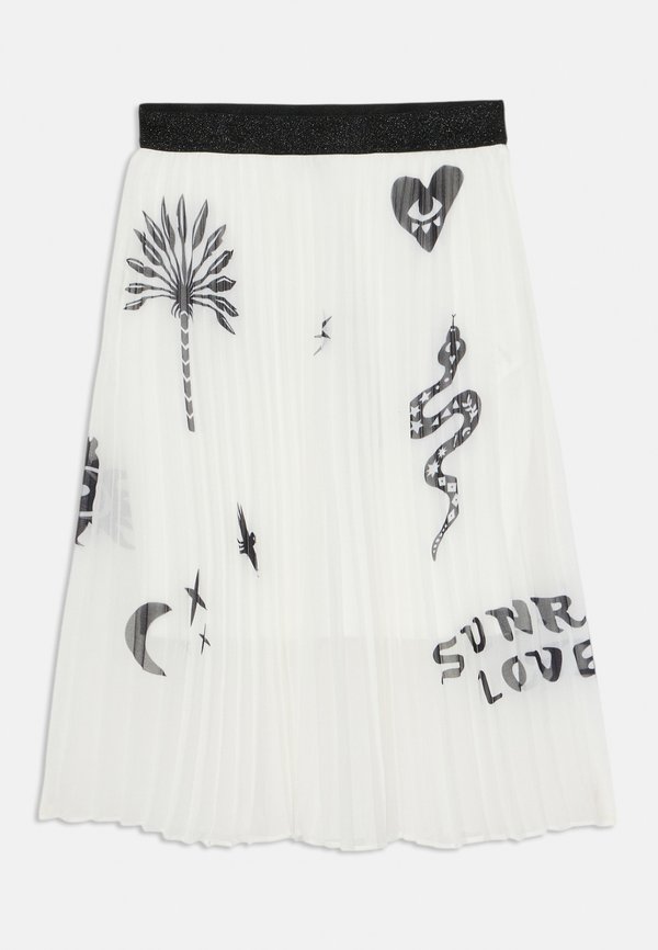 ROCK - Pleated skirt - blanc cassΓ©