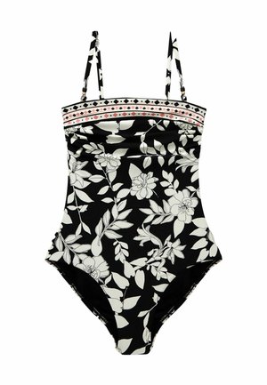 Myleene Klass Badeanzug - black ecru floral