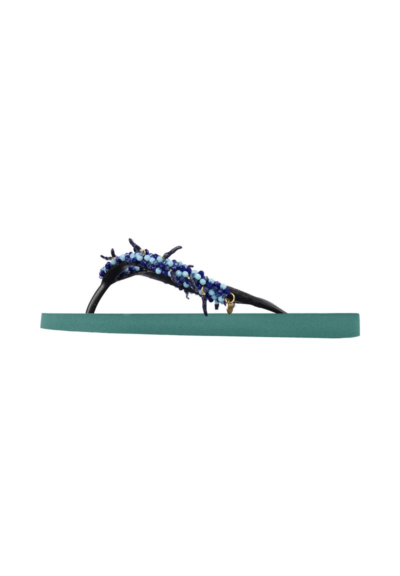 Uzurii PEPPI - Sandales tongs - forest green