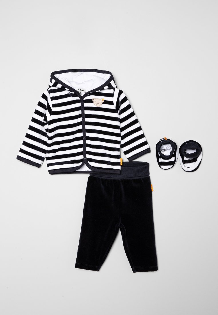 Steiff Sweater met rits donkerblauw Steiff Sweater met rits donkerblauw