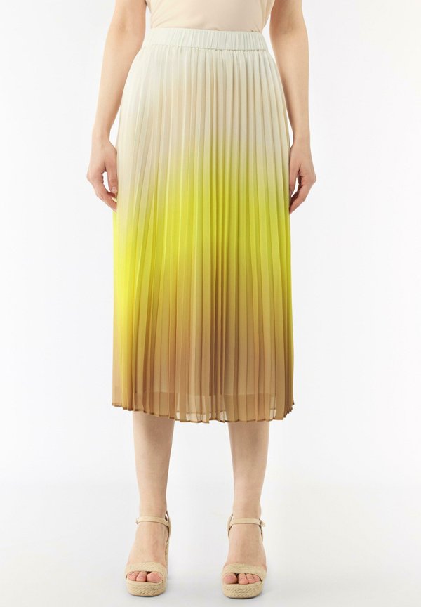 Faltenrock - zitrone