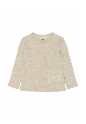 Camiseta de manga larga - melange offwhite