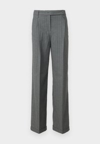 INDICE - Trousers - grau nadelstreifen