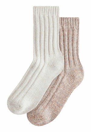 CHUNKY HEAVYWEIGHT ANKLE 2 PACK  - REGULAR FIT - Strumpor - pink neutral sparkle