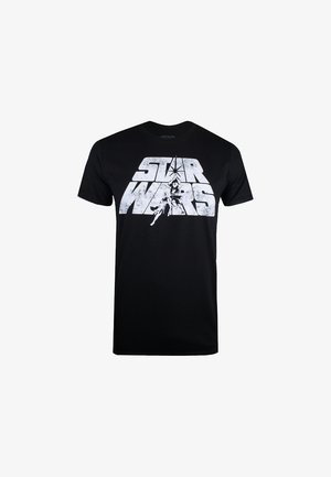 Star Wars RETRO LOGO - Print T-shirt - black