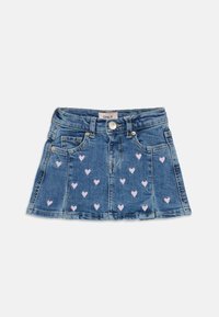 ONLY MINI - GHOXTON HEART SKIRT - Jeansskjørt - light medium blue denim Miniatyrbilde 1