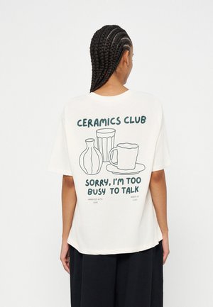 Even&Odd by Zalando Μπλουζάκι με στάμπα - off white