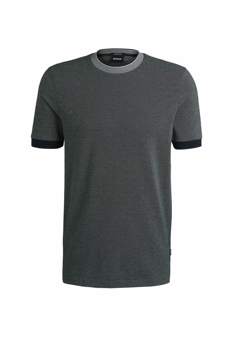 Boss T-shirt basic donkerblauw Boss T-shirt basic donkerblauw